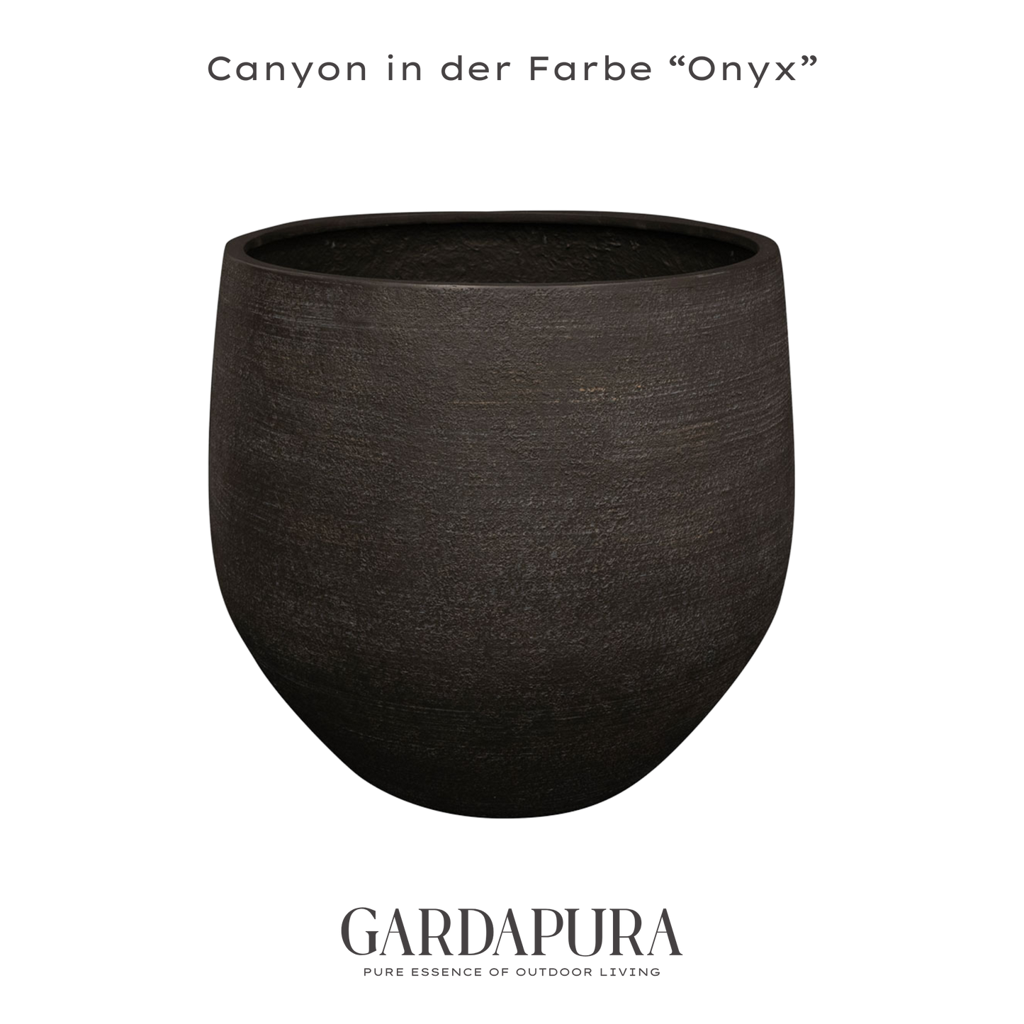 Canyon – Pflanztopf aus Kunststoff-Gestein-Mischung