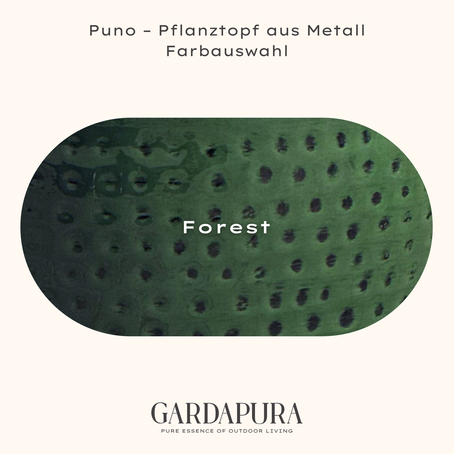 Puno 4er-Set – Pflanztopf aus Metall