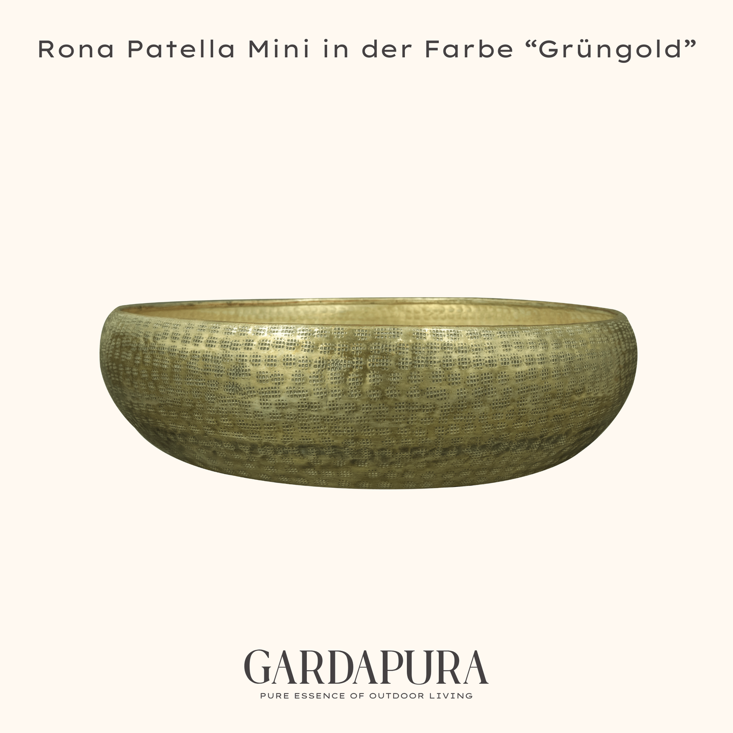 Rona Patella Mini – Pflanzschale aus Metall