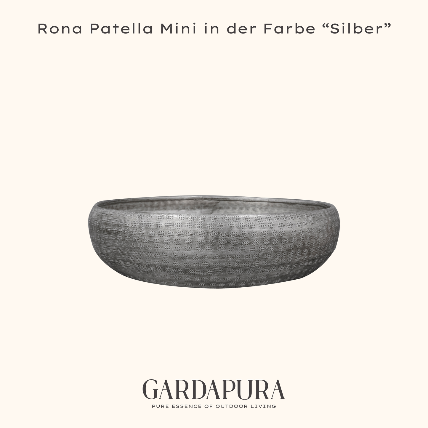 Rona Patella Mini – Pflanzschale aus Metall