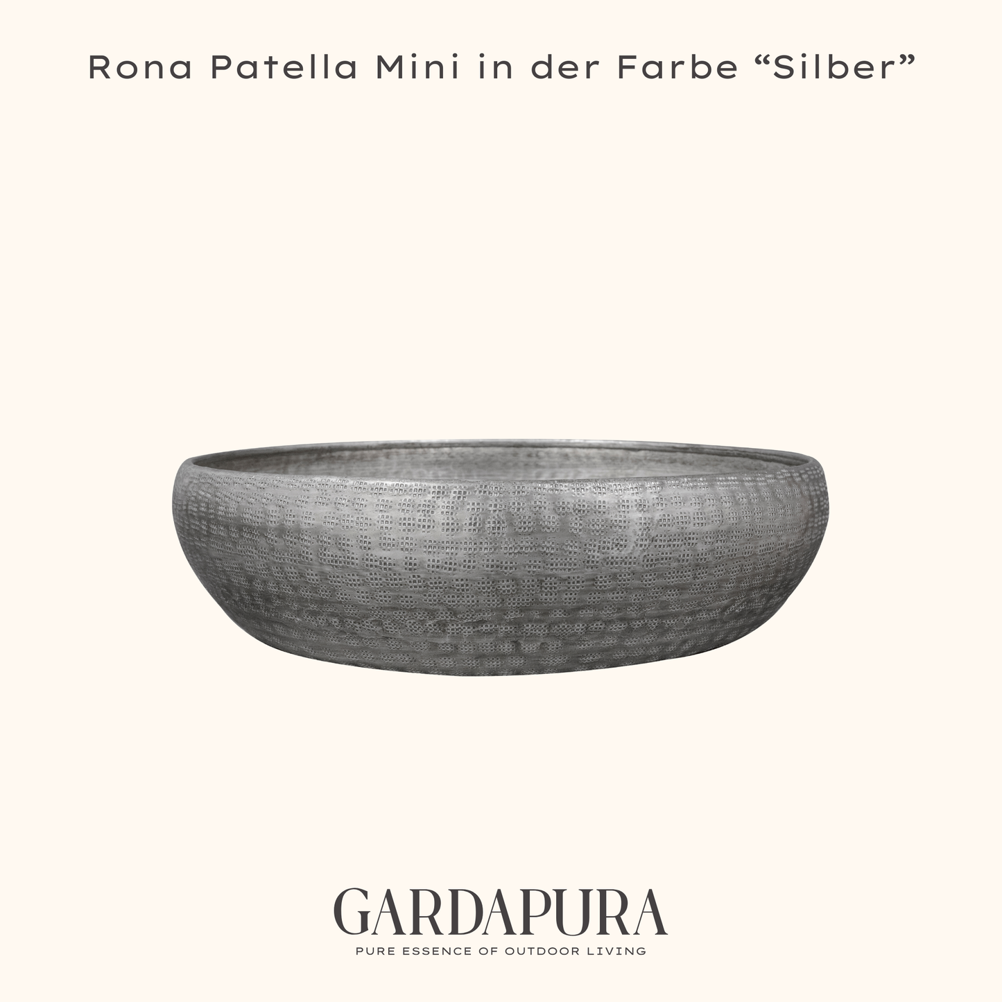 Rona Patella Mini – Pflanzschale aus Metall