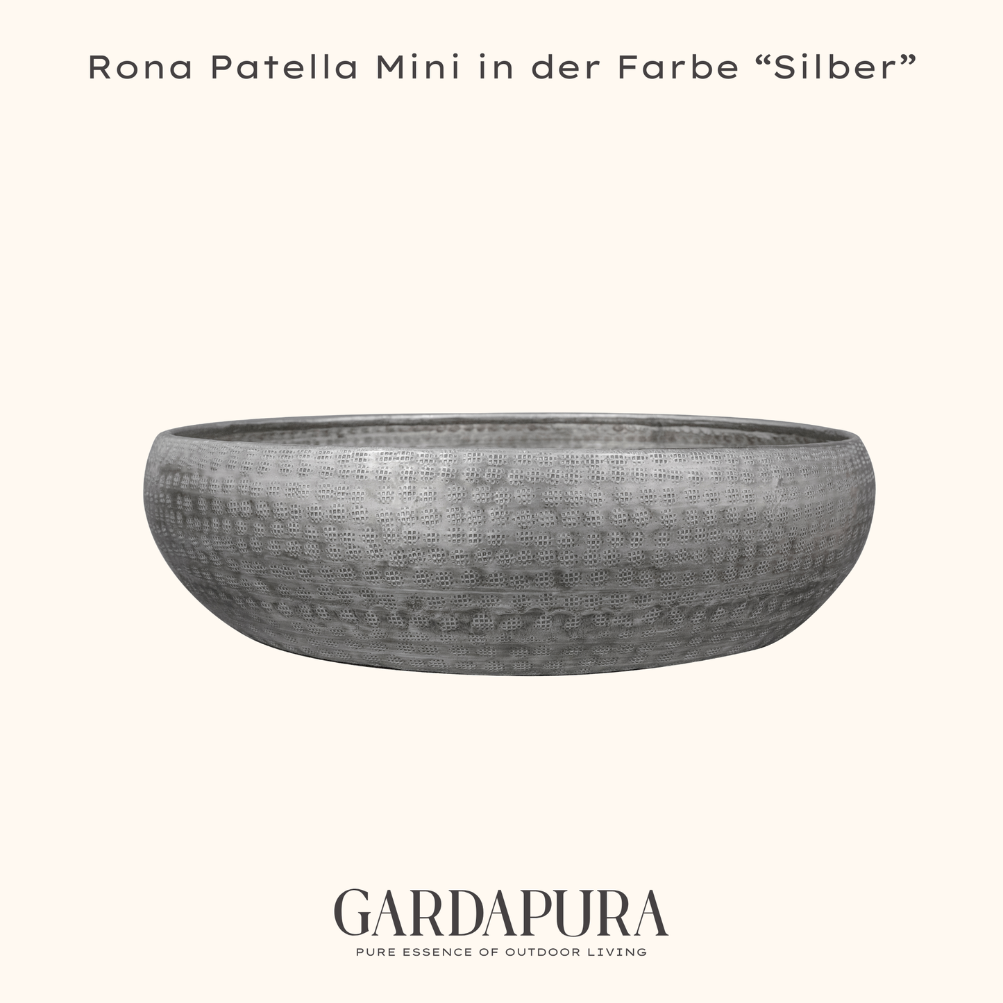 Rona Patella Mini – Pflanzschale aus Metall