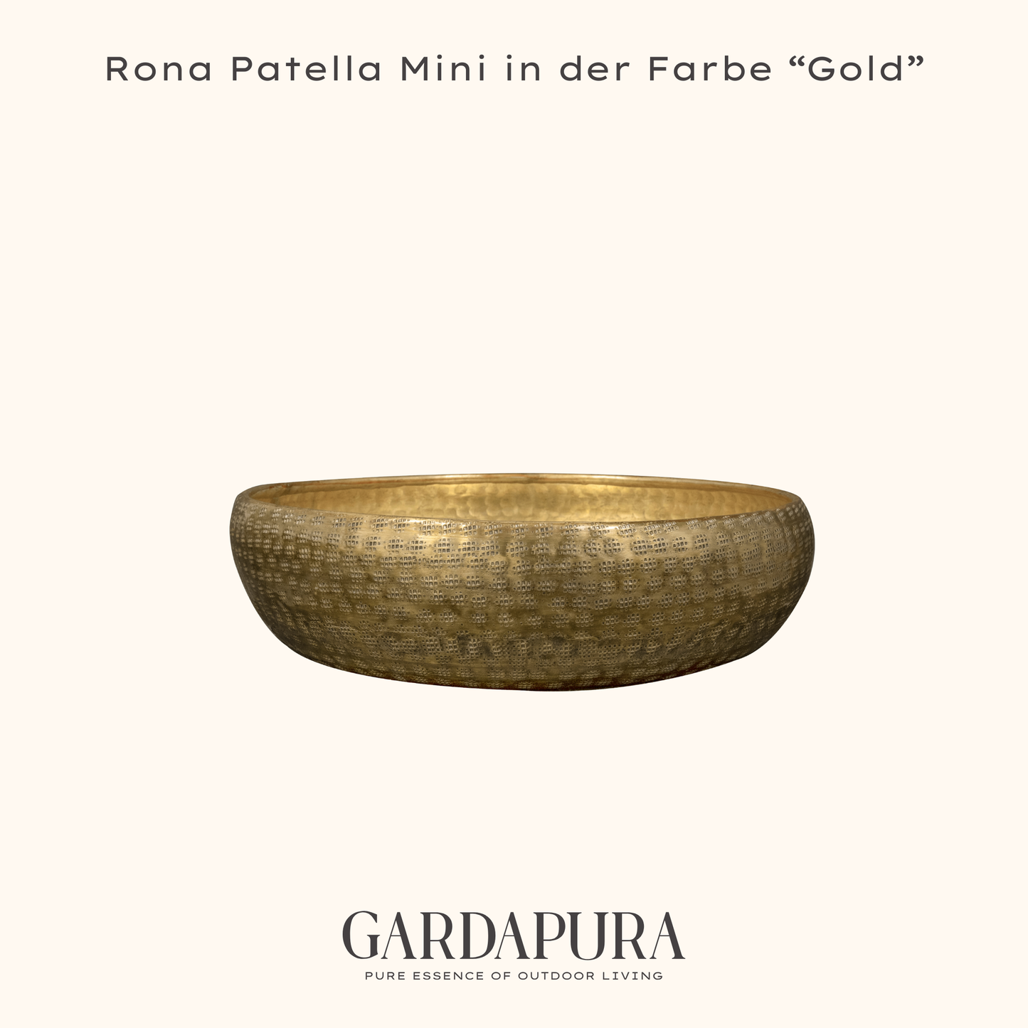 Rona Patella Mini – Pflanzschale aus Metall
