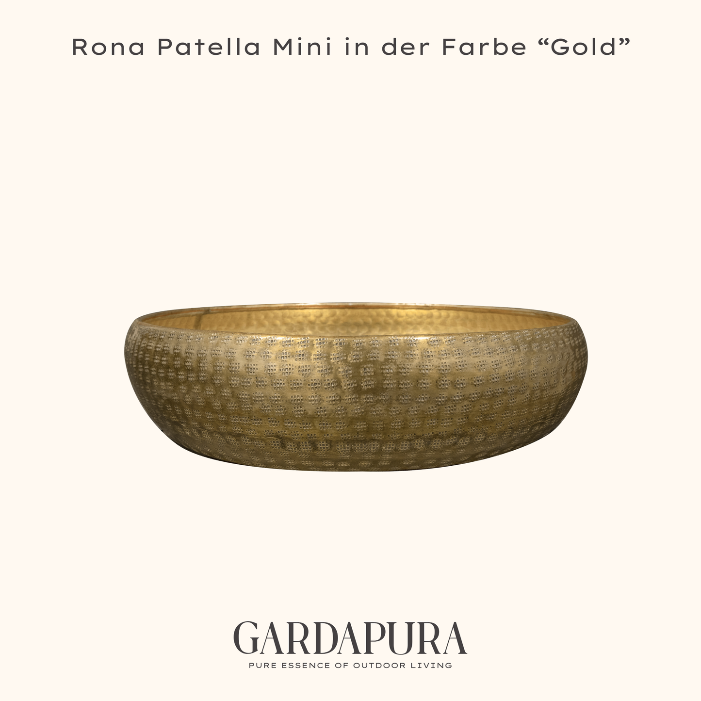 Rona Patella Mini – Pflanzschale aus Metall