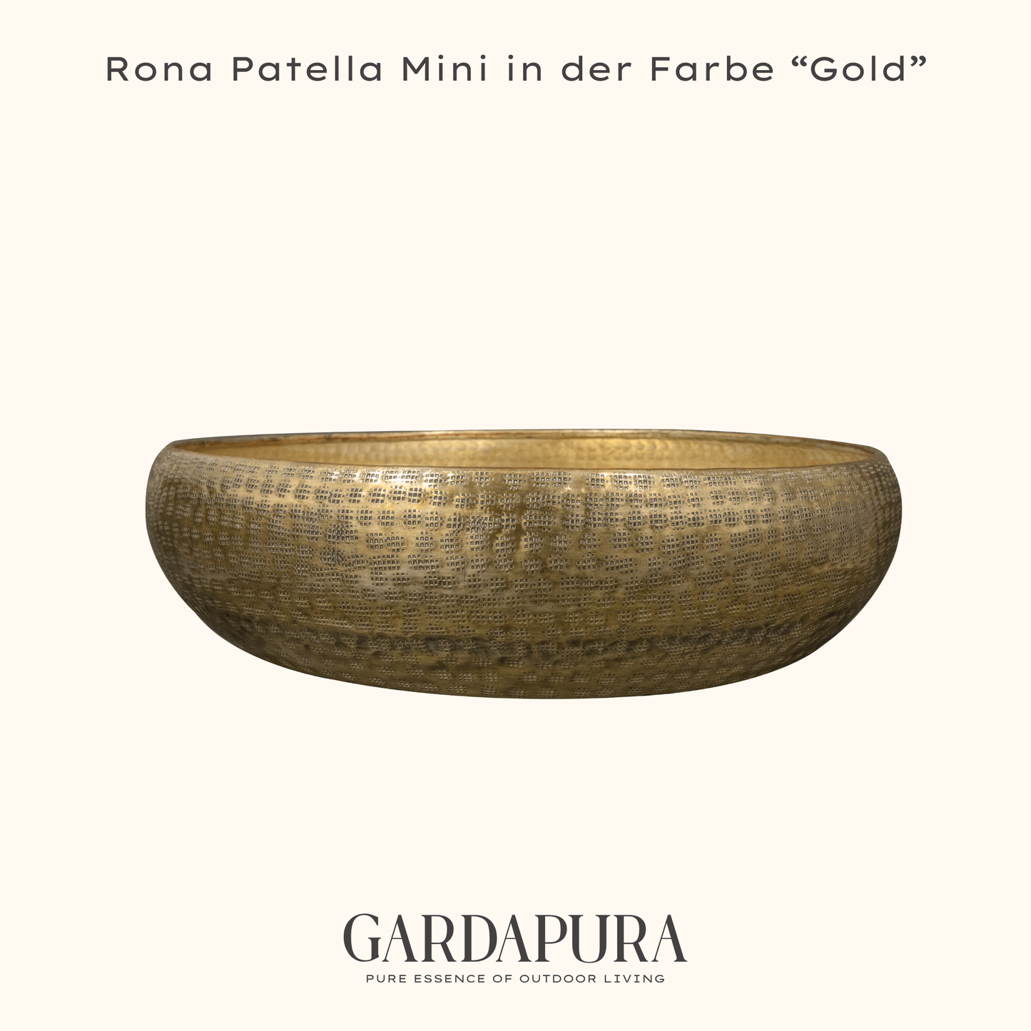 Rona Patella Mini – Pflanzschale aus Metall