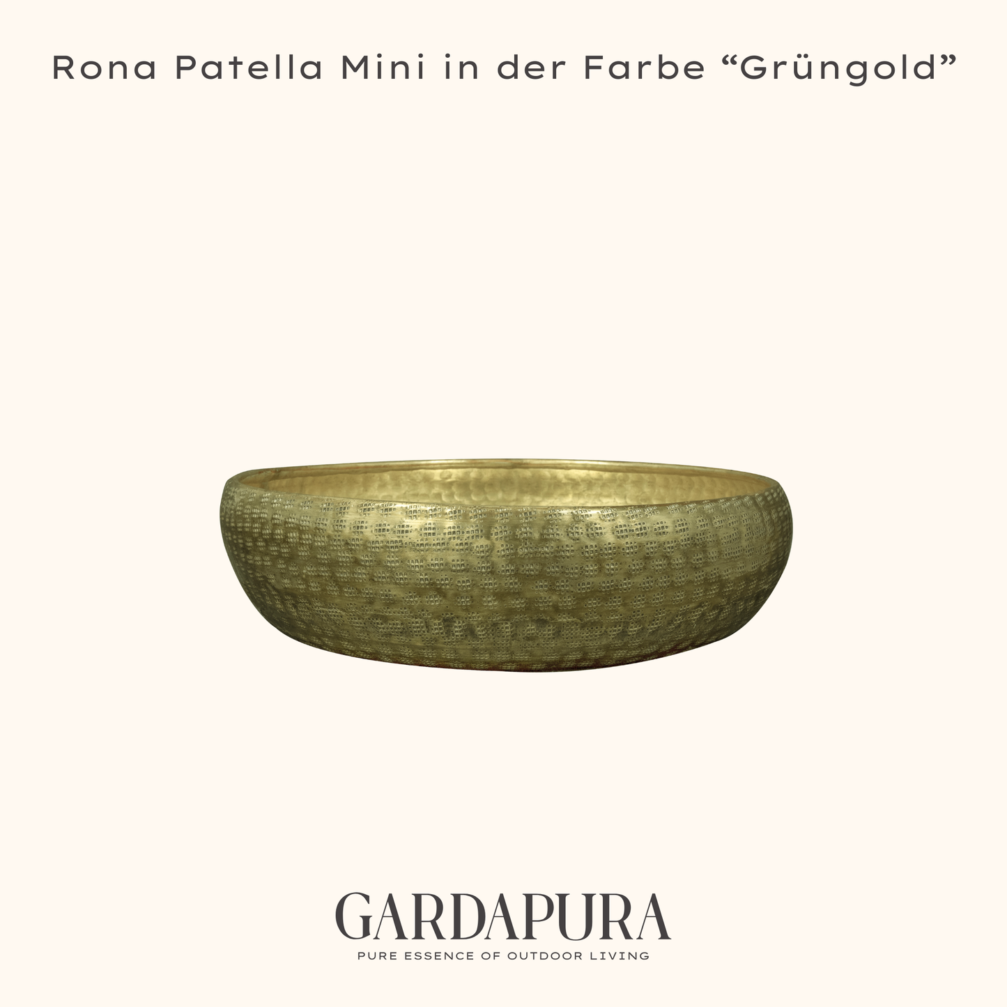 Rona Patella Mini – Pflanzschale aus Metall