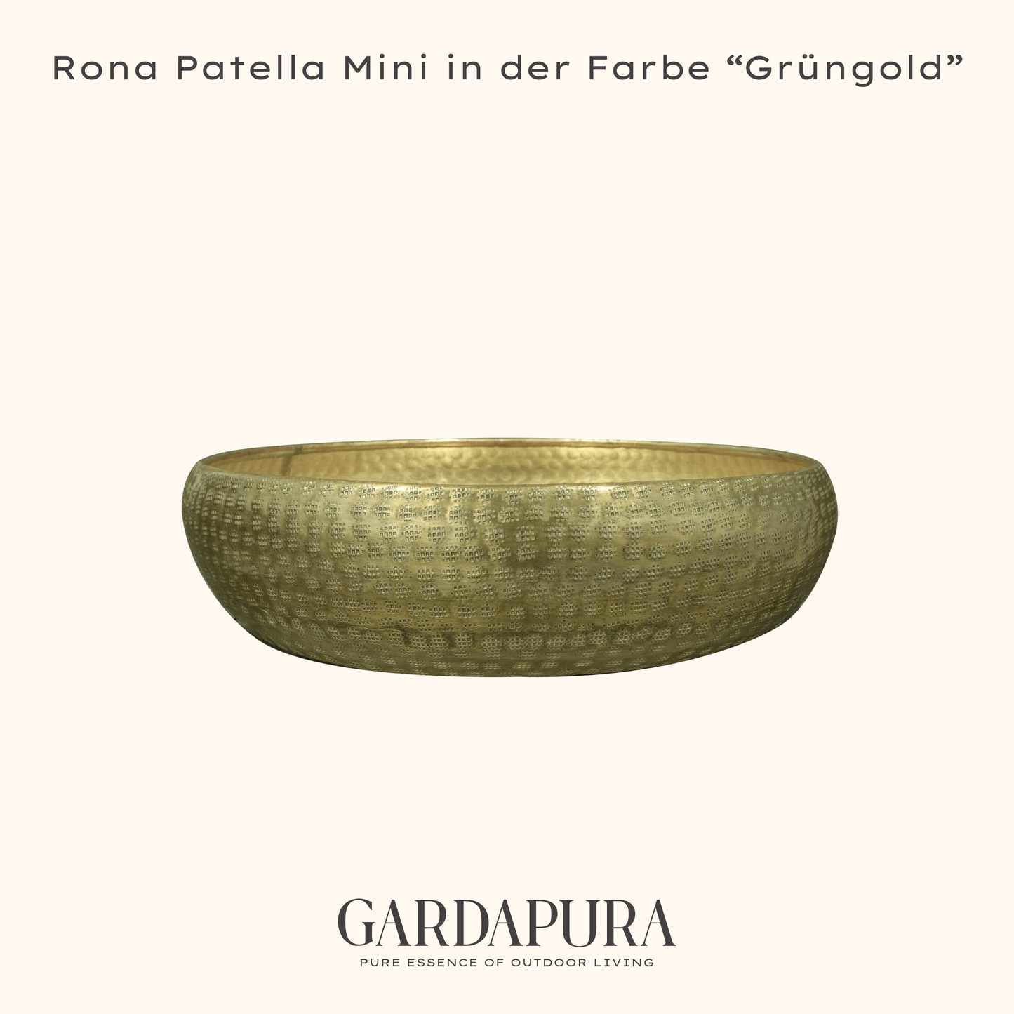 Rona Patella Mini – Pflanzschale aus Metall