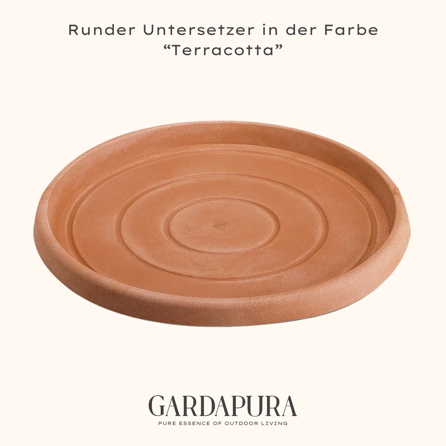 Runder Untersetzer