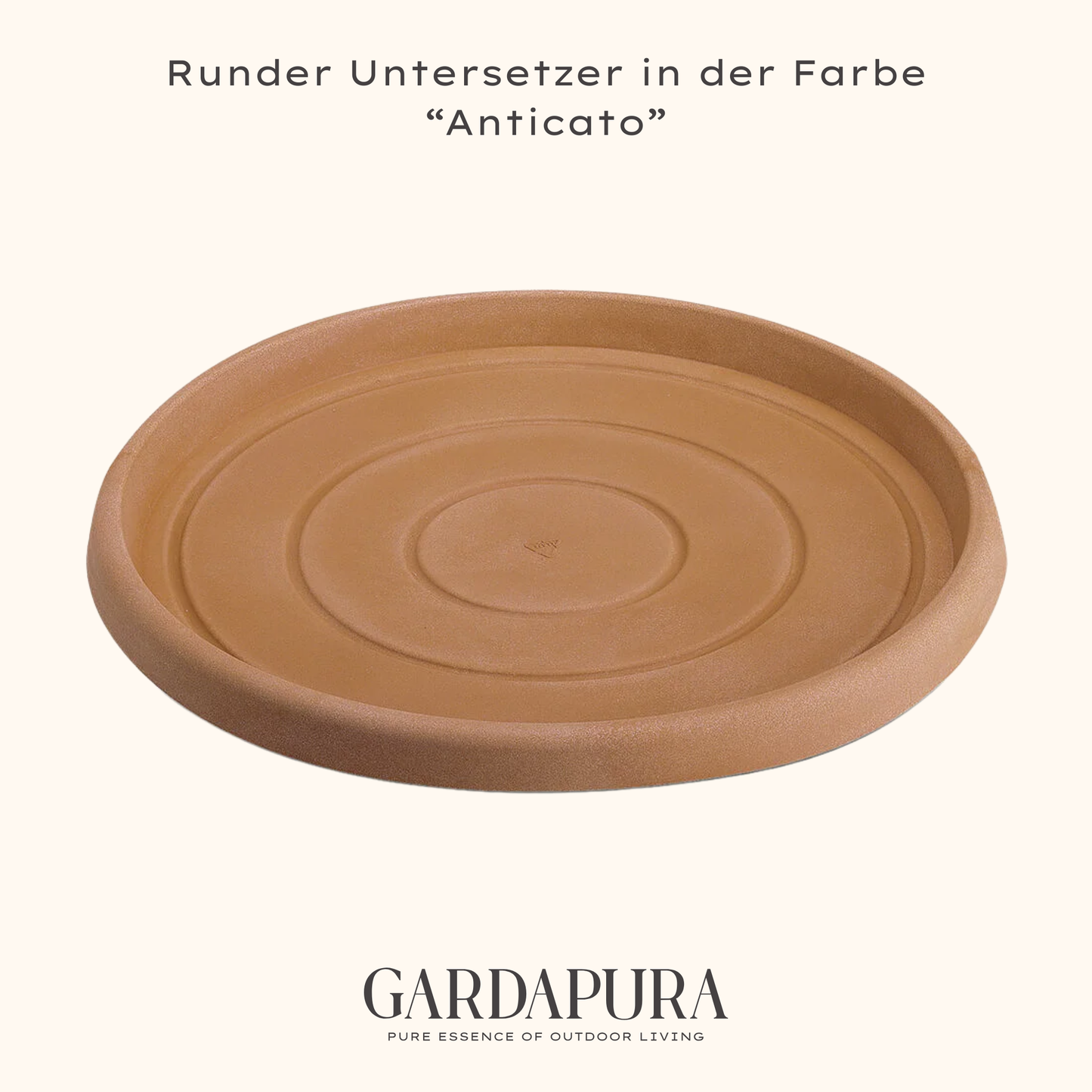 Runder Untersetzer