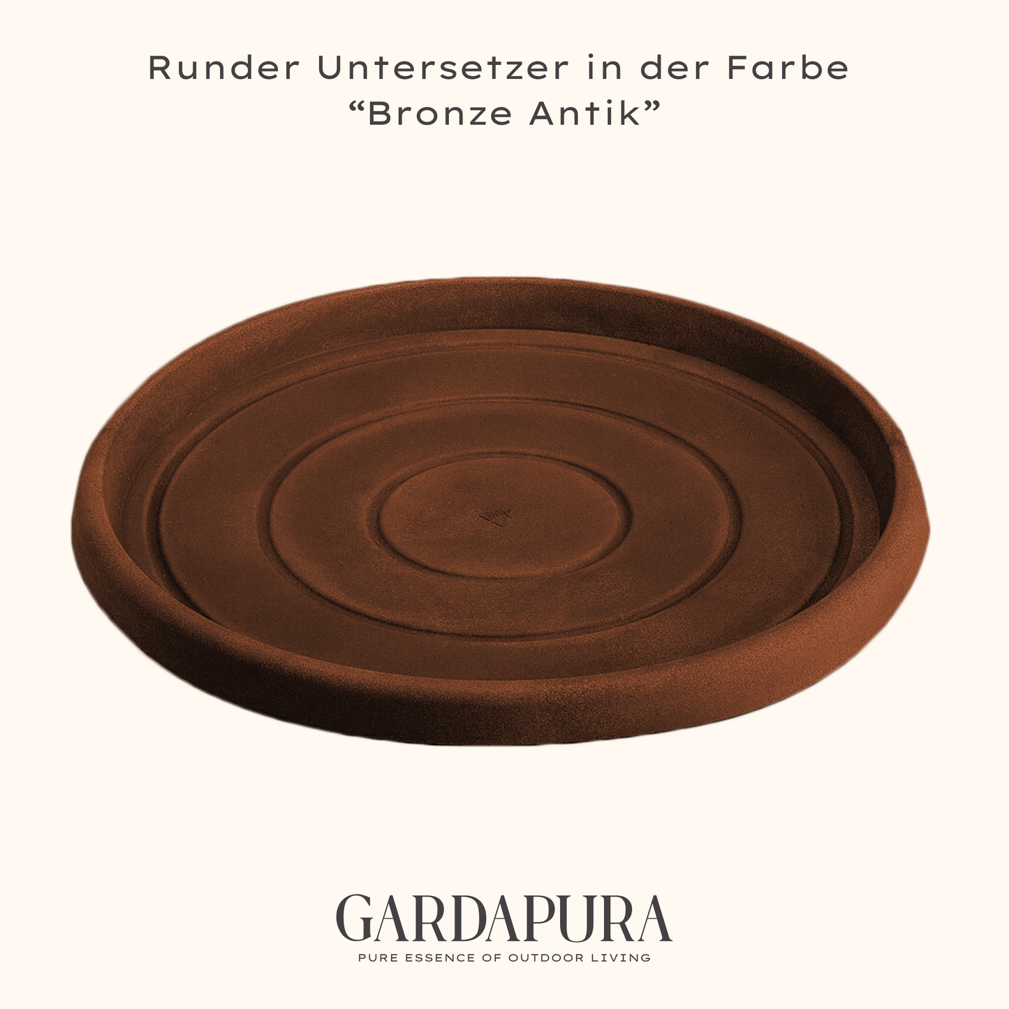 Runder Untersetzer