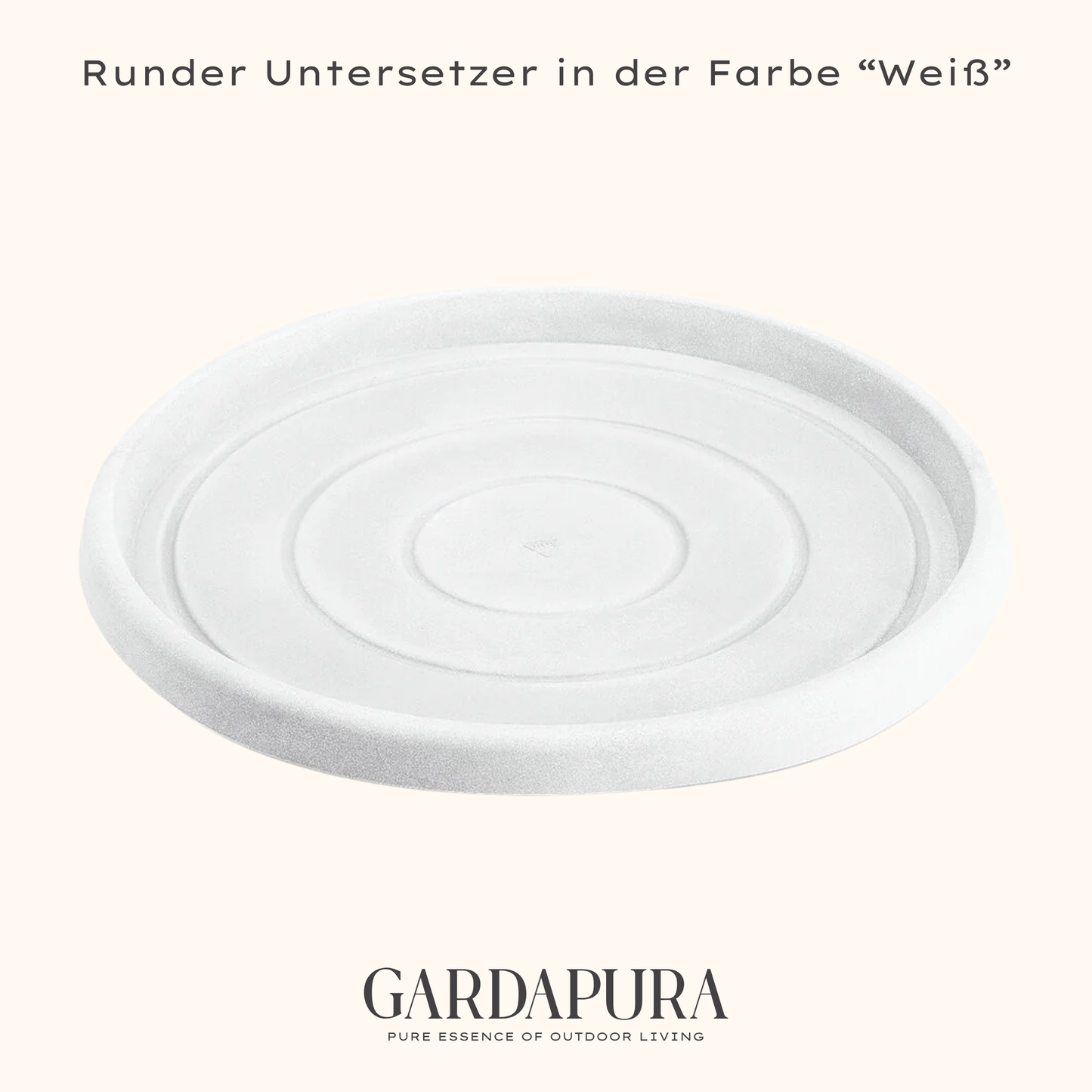 Runder Untersetzer