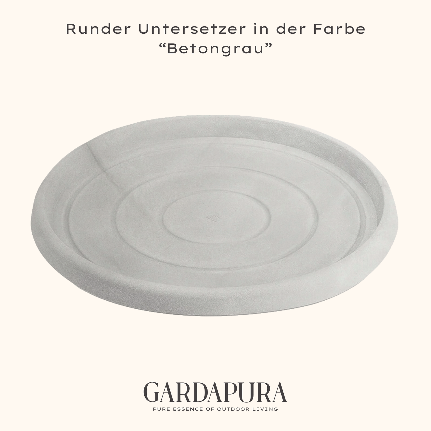 Runder Untersetzer