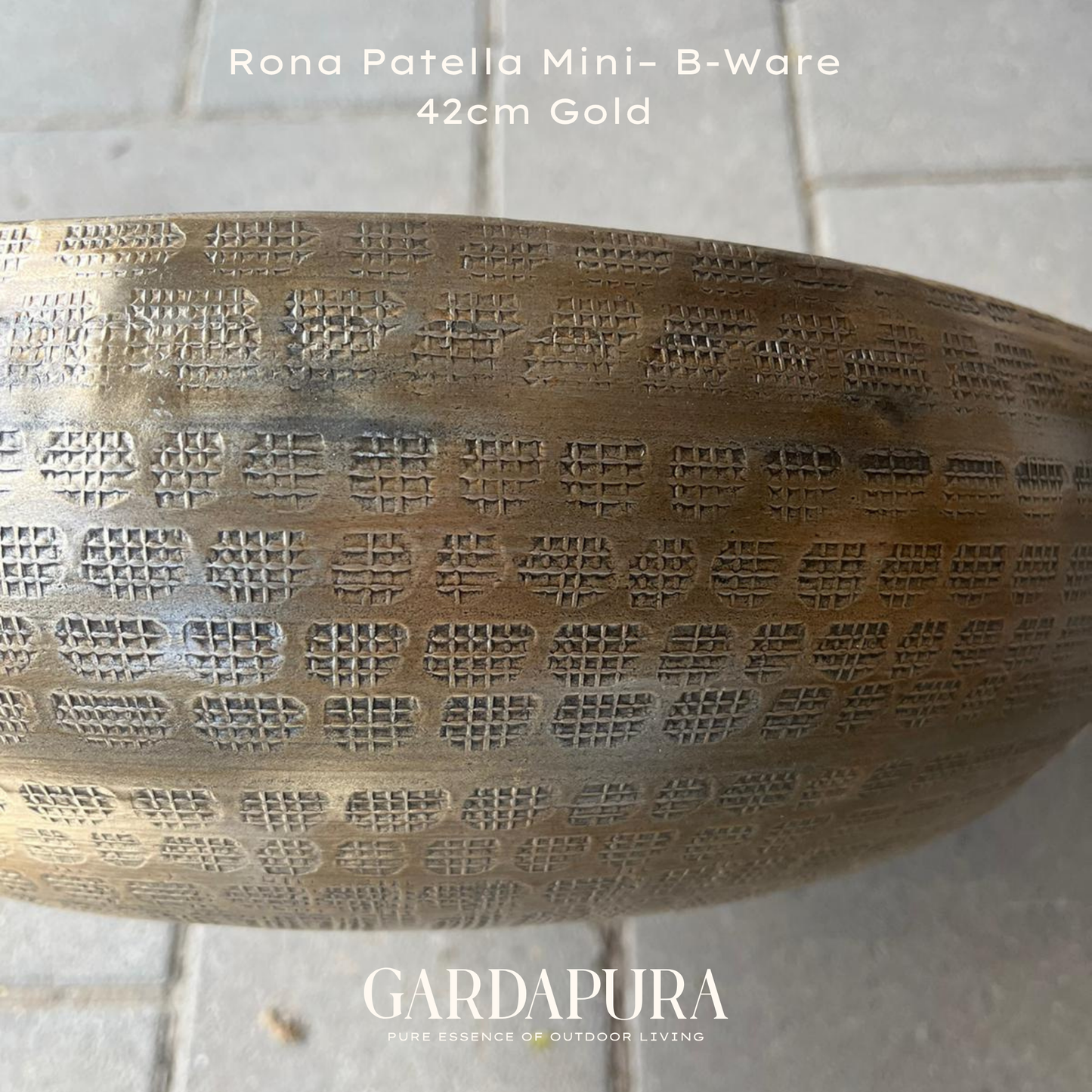 Rona Patella Mini – Pflanzschale aus Metall B-Ware