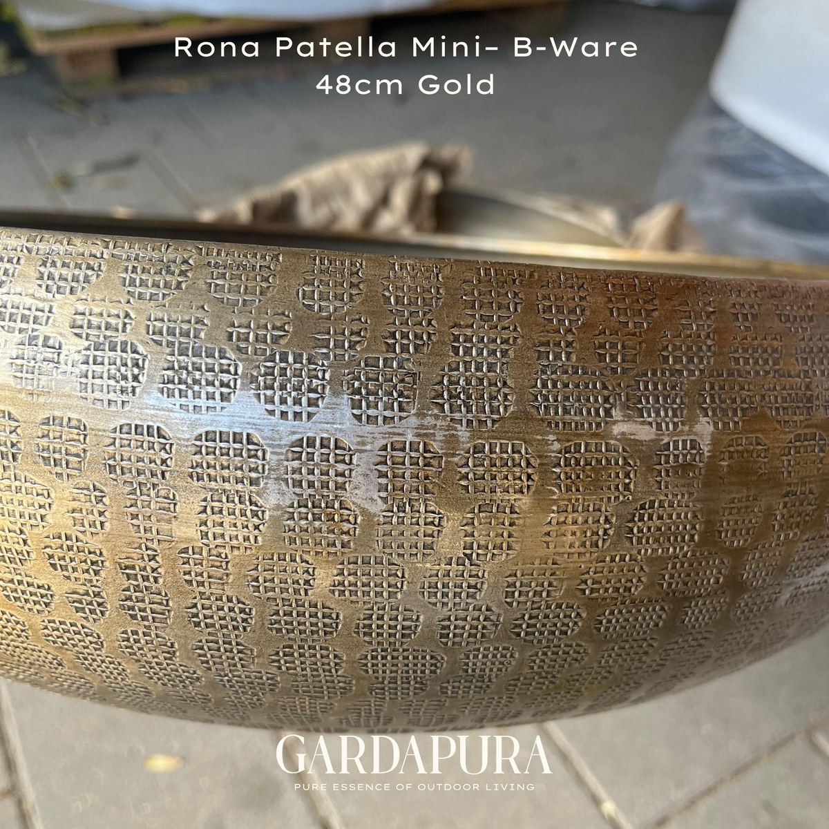 Rona Patella Mini – Pflanzschale aus Metall B-Ware
