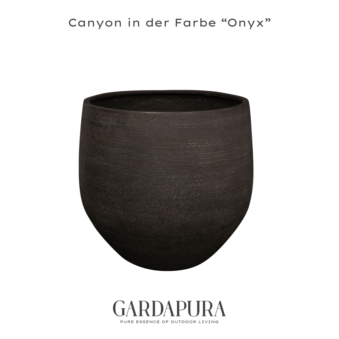 Canyon – Pflanztopf aus Kunststoff-Gestein-Mischung