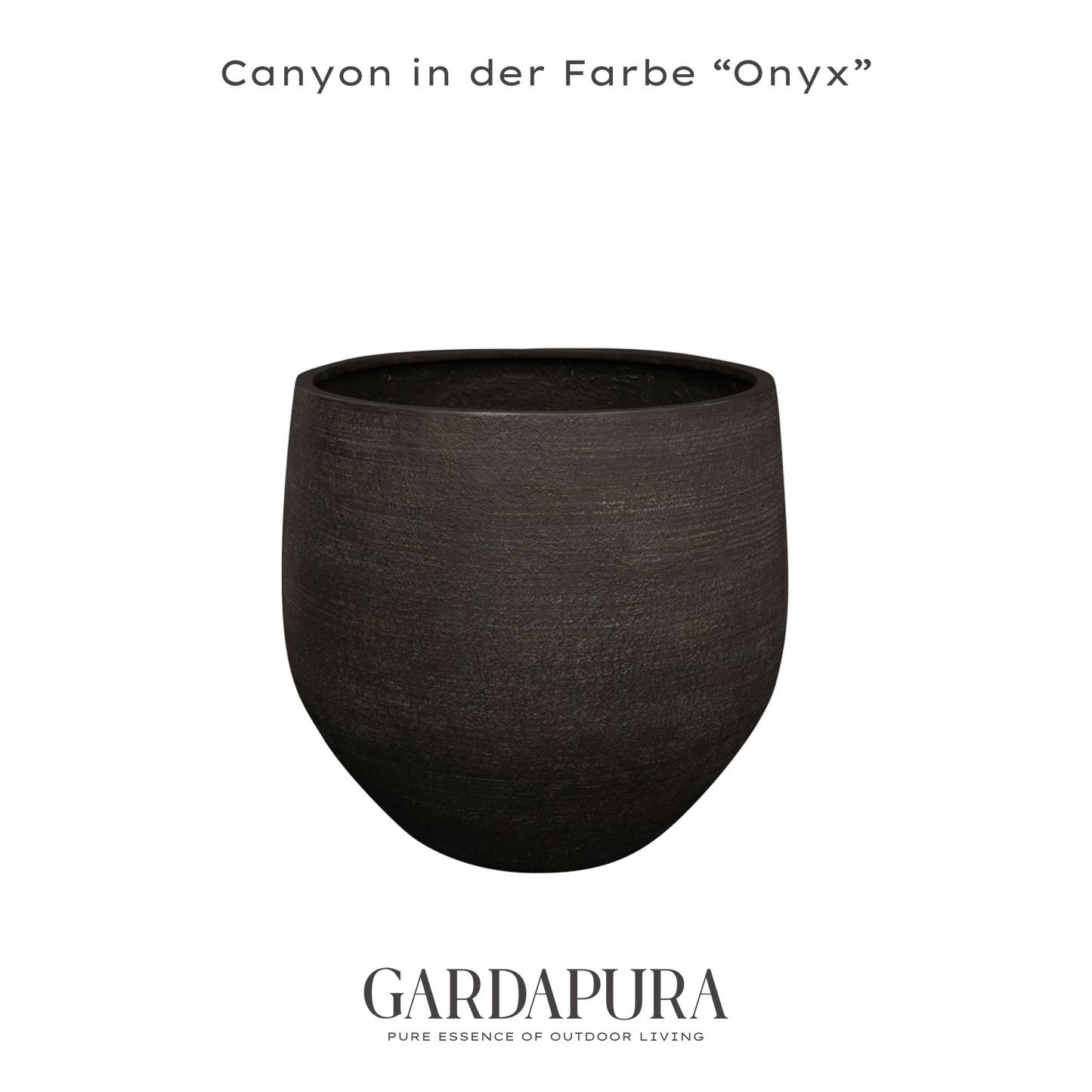 Canyon – Pflanztopf aus Kunststoff-Gestein-Mischung