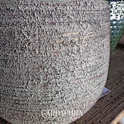 Canyon – Pflanztopf aus Kunststoff-Gestein-Mischung