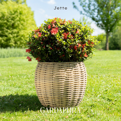 Jette – handgeflochtener Pflanztopf