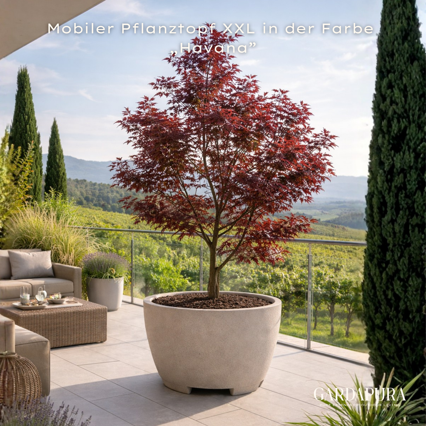 Mobiler Pflanztopf XXL