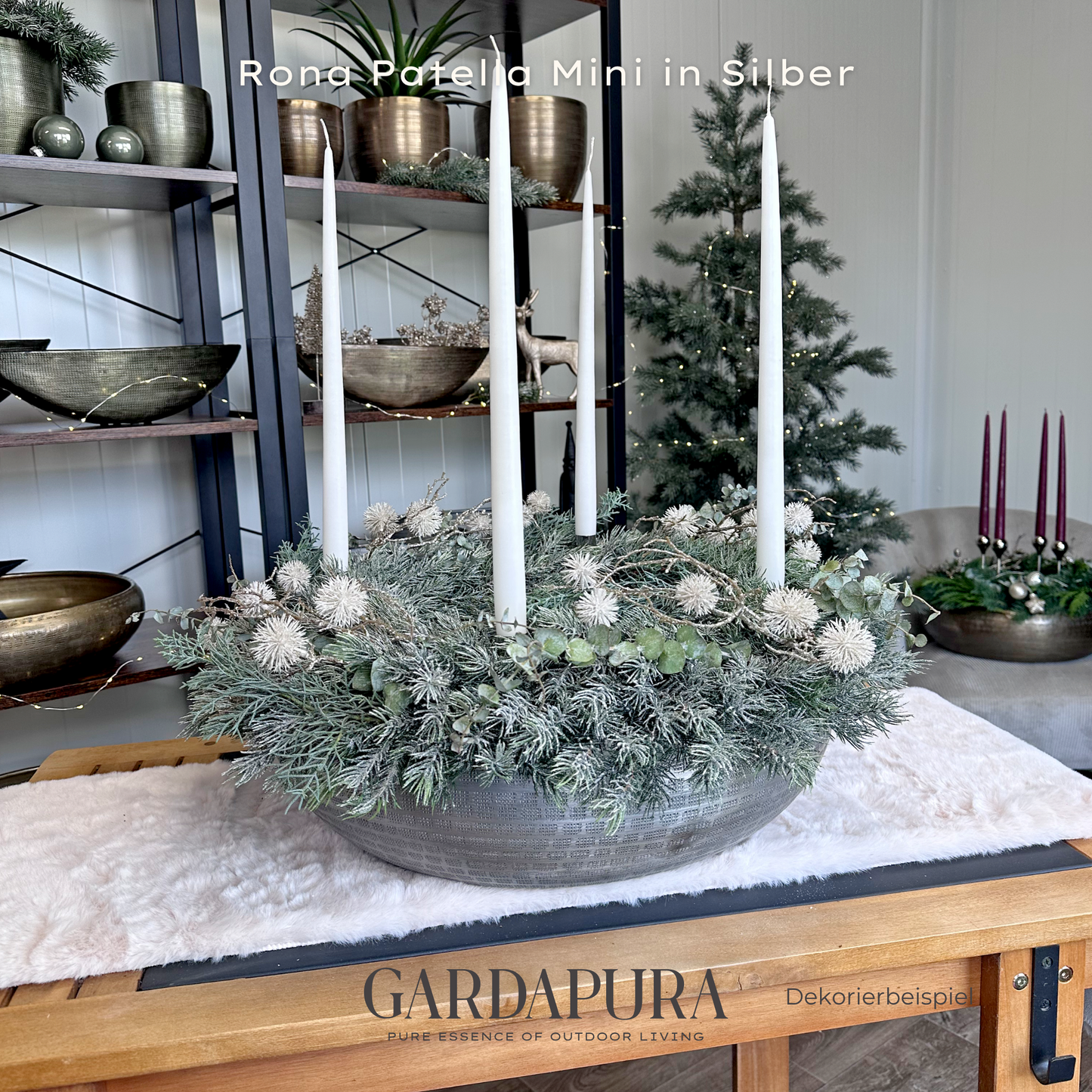 Rona Patella Mini – Pflanzschale aus Metall