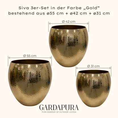 Siva – Pflanztopf aus Metall