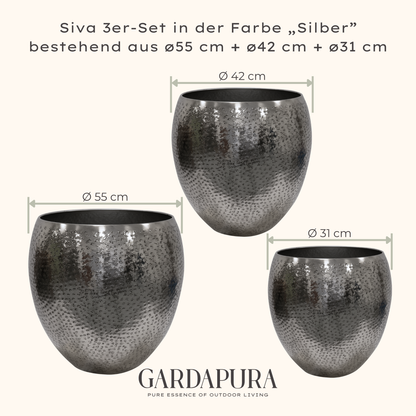Siva – Pflanztopf aus Metall