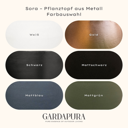 Sora 3er-Set – Pflanztopf aus Metall
