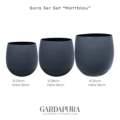 Sora 3er-Set – Pflanztopf aus Metall